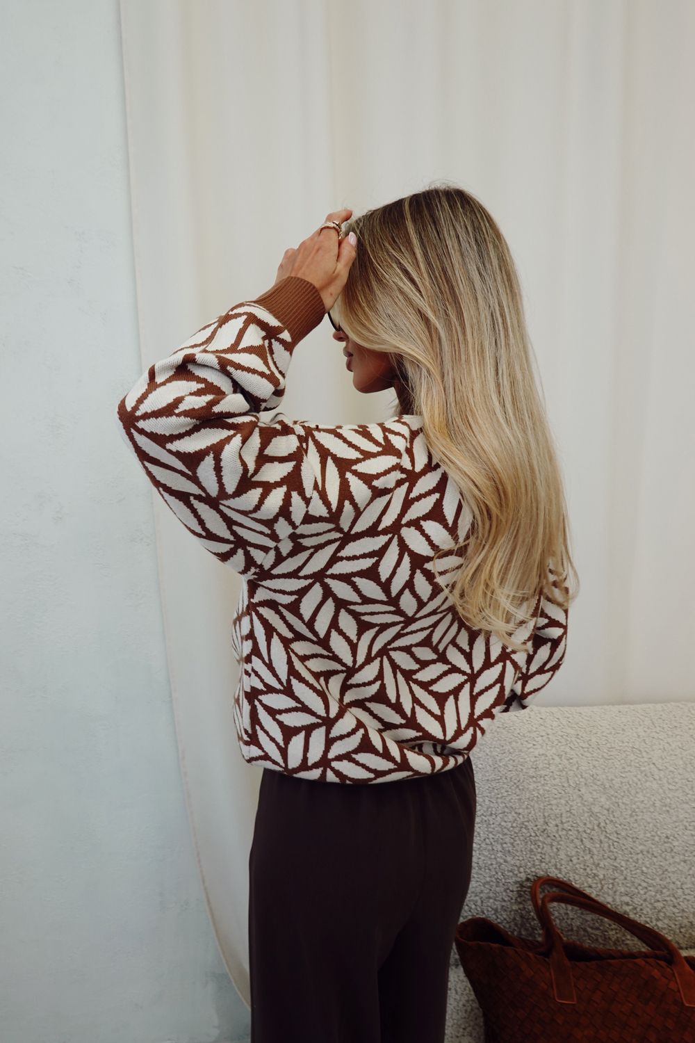 Джемпер с воротом на молнии с кашемиром