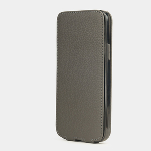 Чехол для iPhone 12/12Pro из кожи теленка, серого цвета