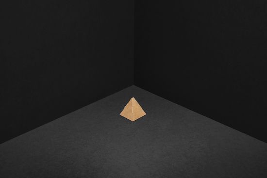 Упаковка для 1 конфеты. Пирамидка