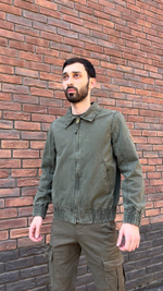 Куртка-бомбер олива