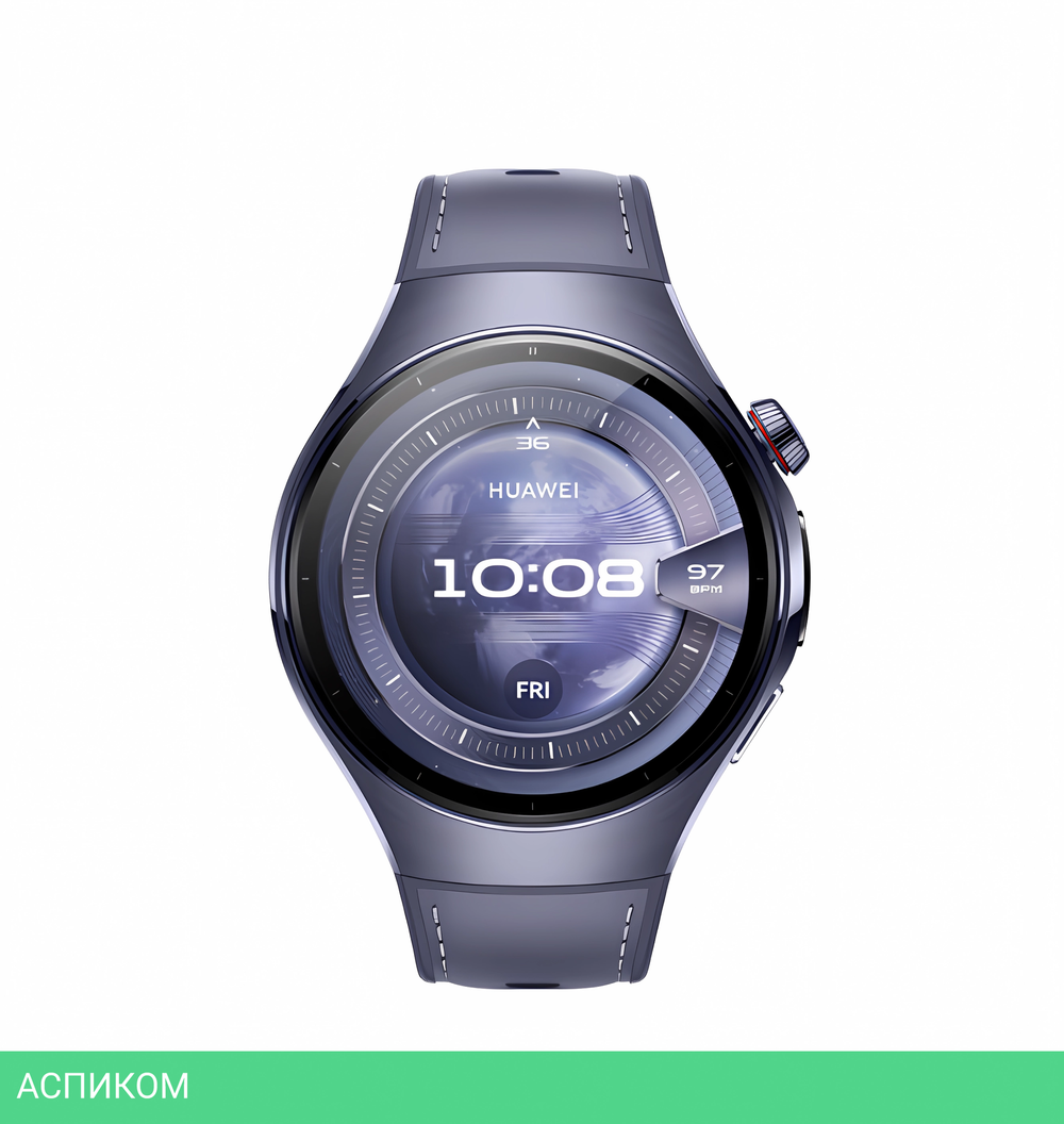 Умные часы Huawei Watch 5 46mm LTE Purple Aerospace-Grade Titanium Case Purple Composite Strap RTS-AL00 (55020EVL)