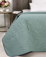 Покрывало на кровать, стеганое, поплин с размерами 215х220