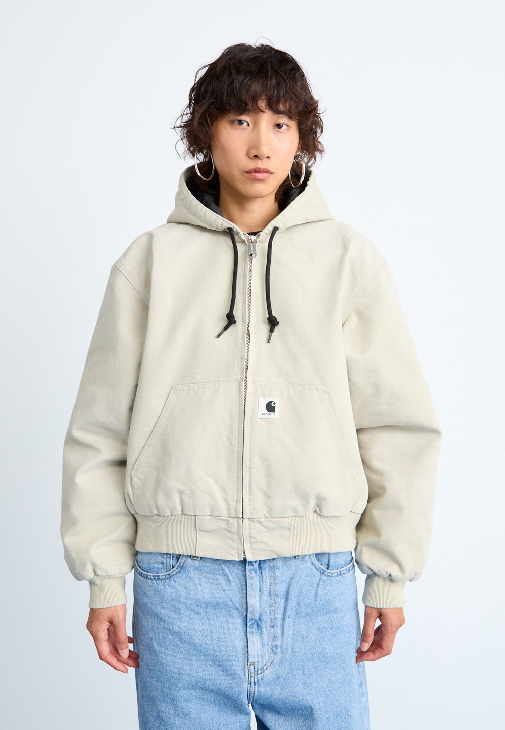 Carhartt WIP Демисезонная куртка - Флер де Сель/молоко