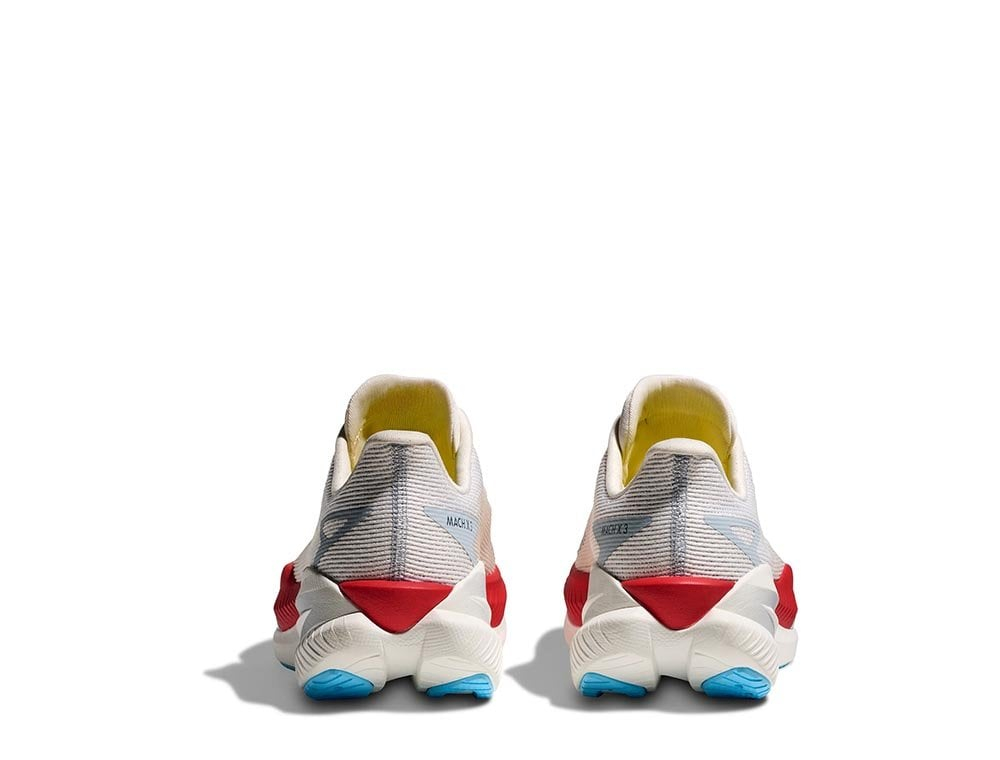 Мужские беговые кроссовки Hoka Mach X 3 M кремово-красные