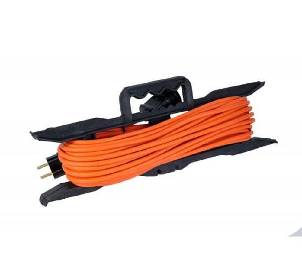 Удлинитель на рамке Атлант оранж 1-мест б/з 2х0,75 20 м