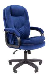 Кресло Chairman Home 668 Россия ткань Т-82 синий MSG LT