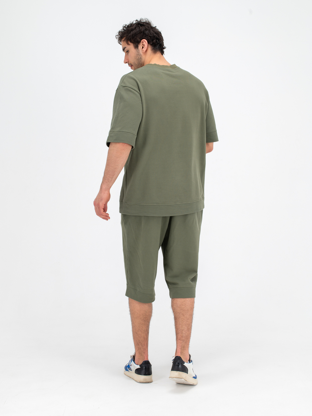 Костюм хлопковый с шортами. Хаки