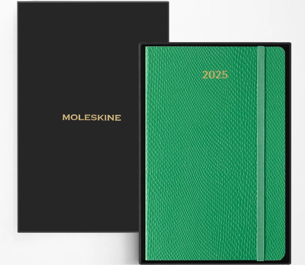 Еженедельник Moleskine PRECIOUS &amp; ETHICAL MAMBA Large 130х210мм обложка экокожа 144стр бирюзовый (DSPRETK812WN3)
