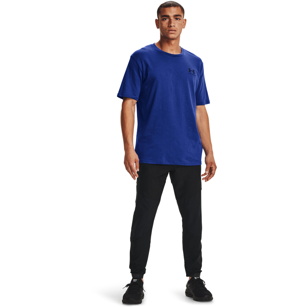 Мужское теннисное поло Under Armour Sportstyle T-Shirt Men - Blue