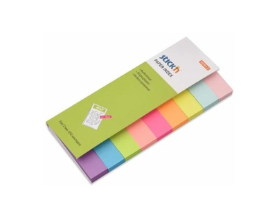Закладки с л/к 12*50 Stick`n бумажные, 9 цветов по 50 шт., 21689