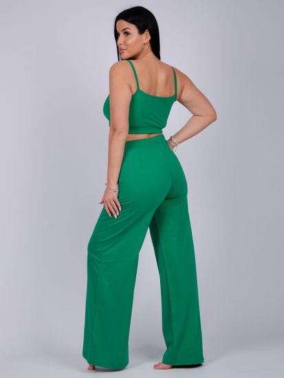 Пижама женская брюками с топом 100% хлопок Ивановский трикотаж