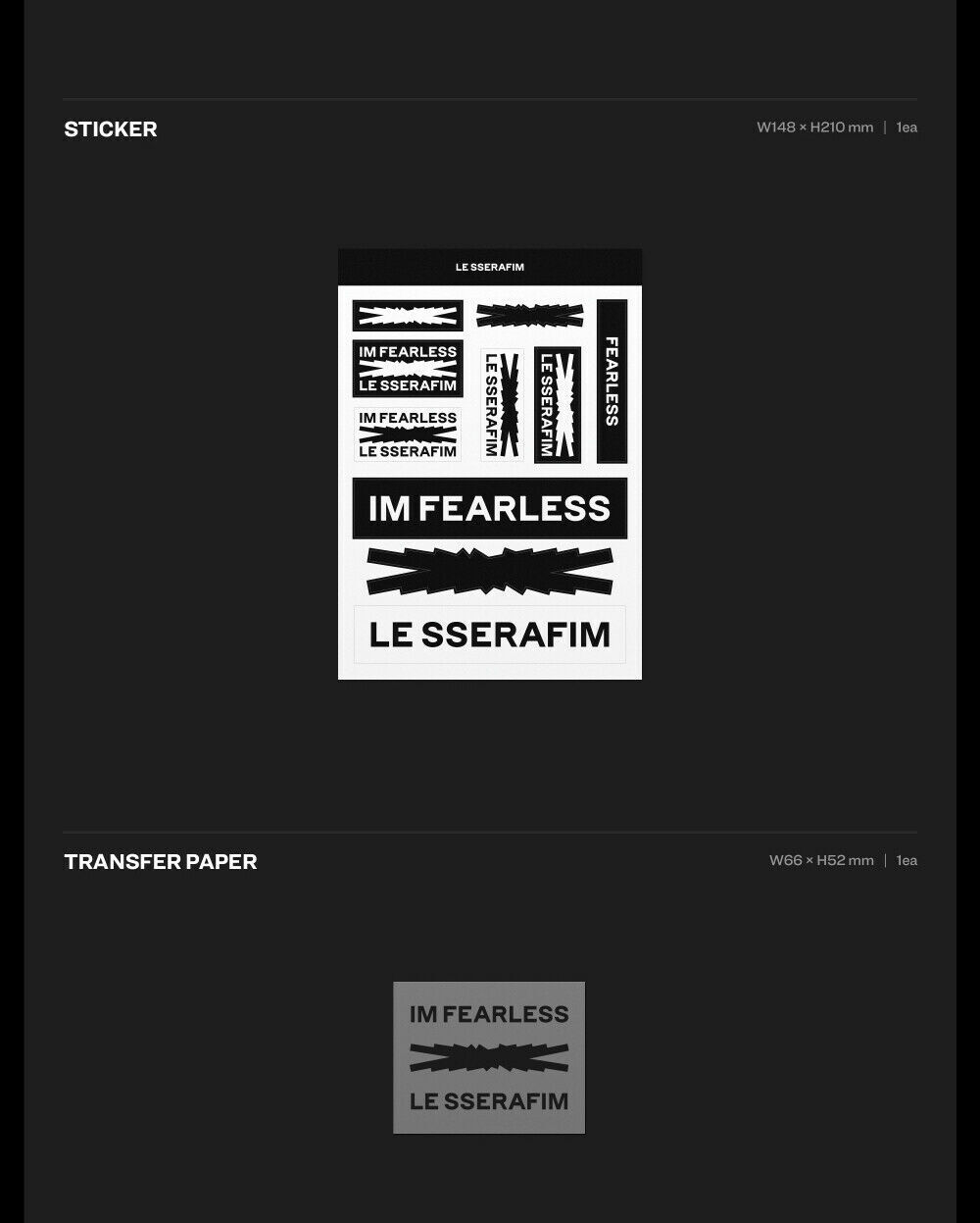 LE SSERAFIM - FEARLESS