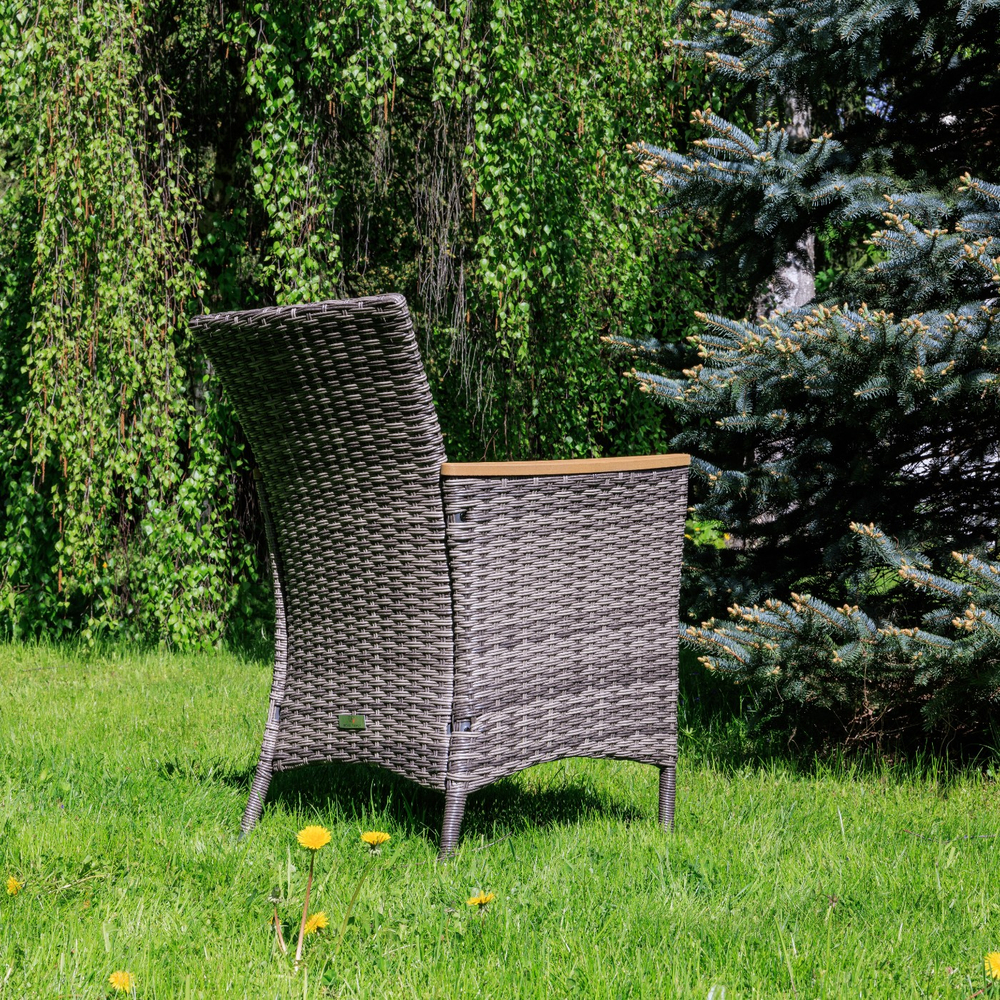 Обеденное кресло ROYAL FAMILY AMELIA серое