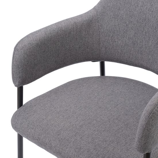 Стул wendy, рогожка, темно-серый