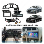 Магнитола для Audi A6 2004-2008 - Carmedia SF-9612 (рамка 9") QLed+2K, Android 13, UIS7870 (DUDU7), CarPlay, SIM-слот