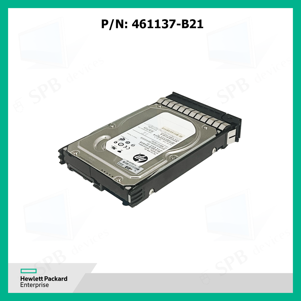 Жесткий диск HP 1TB 3.5" LFF 461137-B21  3G Dual Port SAS 7.2K RPM HDD 461289-001 461134-003