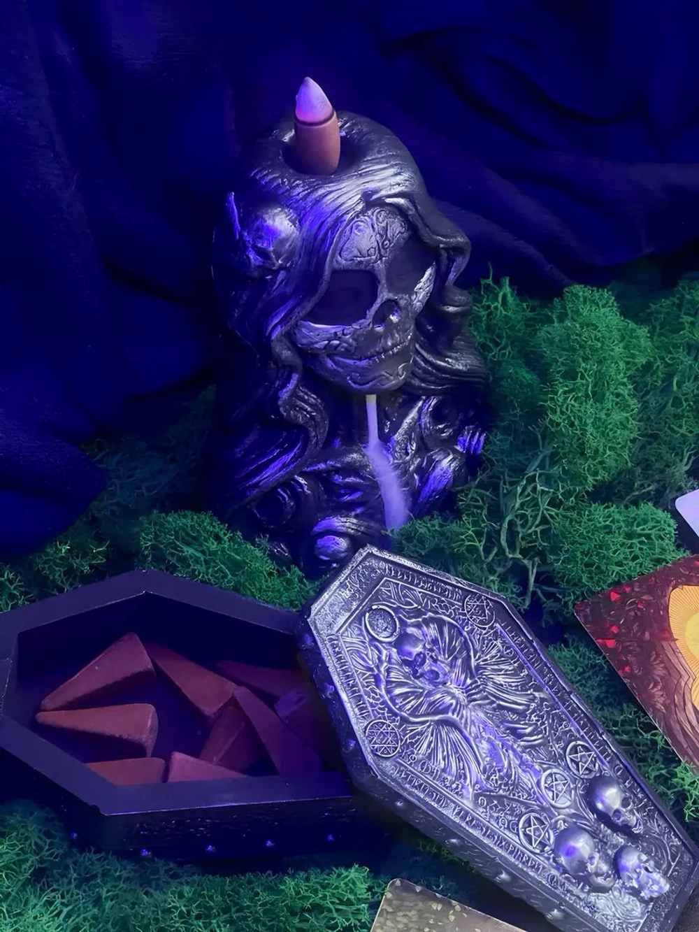 Набор для воскуривания Благовоний Санта Муэртэ