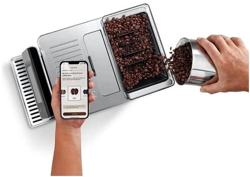 Кофемашина Delonghi ECAM630.55.SSM 1450Вт черный/серебристый