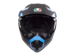 AGV AX9 ANTARTICA MATT BLACK/CYAN