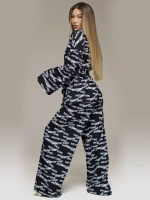 Костюм вечерний пижамный с брюками