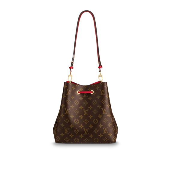 Сумка Louis Vuitton Neonoe MM (красная фурнитура)