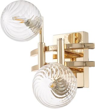 Бра 2*G9 LUXURY AP2 GOLD золото Crystal Lux