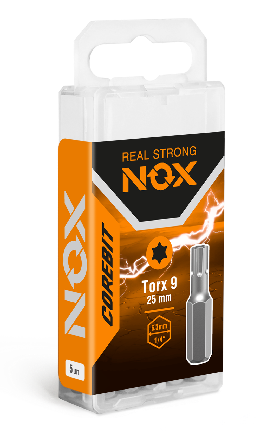Бита С6,3 Tx 9-25, 5 шт бокс COREBIT