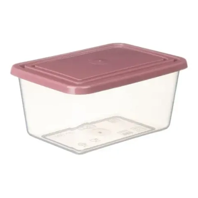 Емкость для продуктов прямоугольная 2л Ягодный 205x150x100 мм