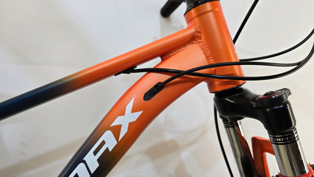 Велосипед Velomax 24" 24ск. (Ал.рама, L-Twoo A3, блок.вилки, Диск.торм, Пром.под.)V-1-24-1 оранжевый