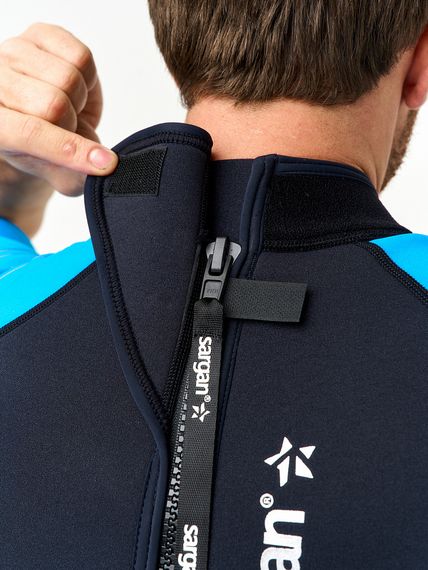 Гидрокостюм Sargan Nero 2.0 Shorty men 3 мм черно-голубой