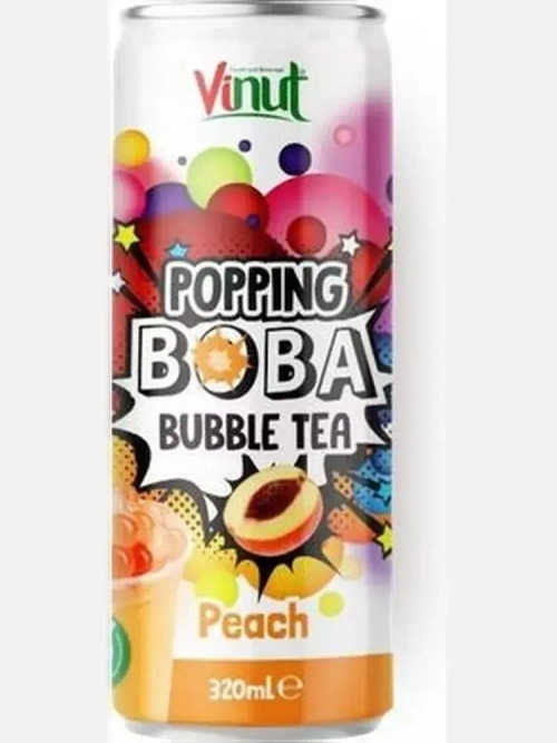 Холодный чай Bubbles of love Персик с желейными шариками, 320 мл