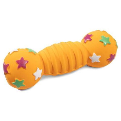 Игрушка  для собак из латекса "Гантель Звезды", 150мм , Triol