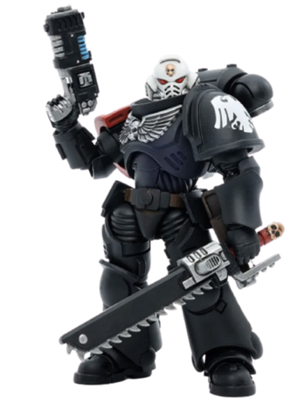 Фигурка Warhammer 40000  Raven Guard Assault Intercessors Sergeant Ashan 1:18