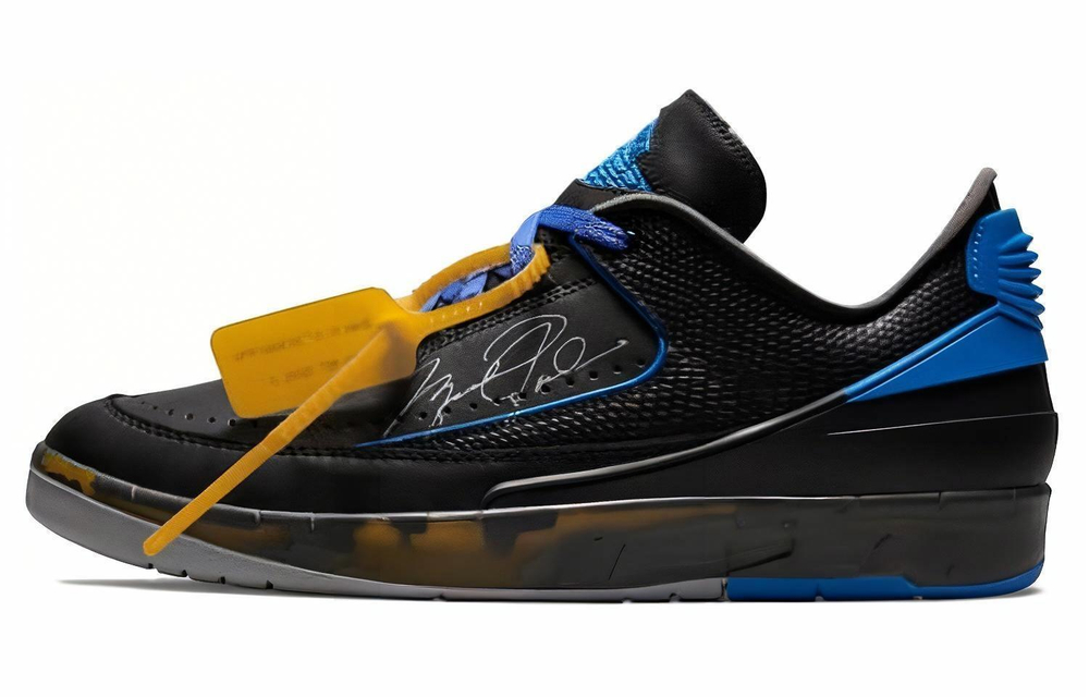 Кроссовки Off-White X Jordan Air Jordan 2 Retro Low Sp "Black And Varsity Royal"