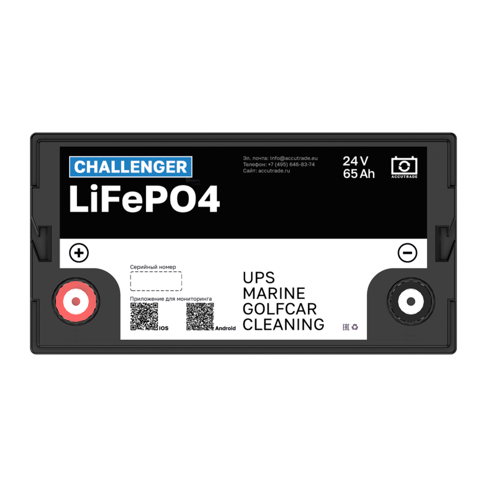 Аккумулятор Challenger LFP 24-65 (LiFePO4)