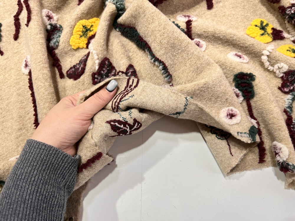 ПОЛЕВЫЕ ЦВЕТЫ - Жаккард тепленький (1390 Евгения)