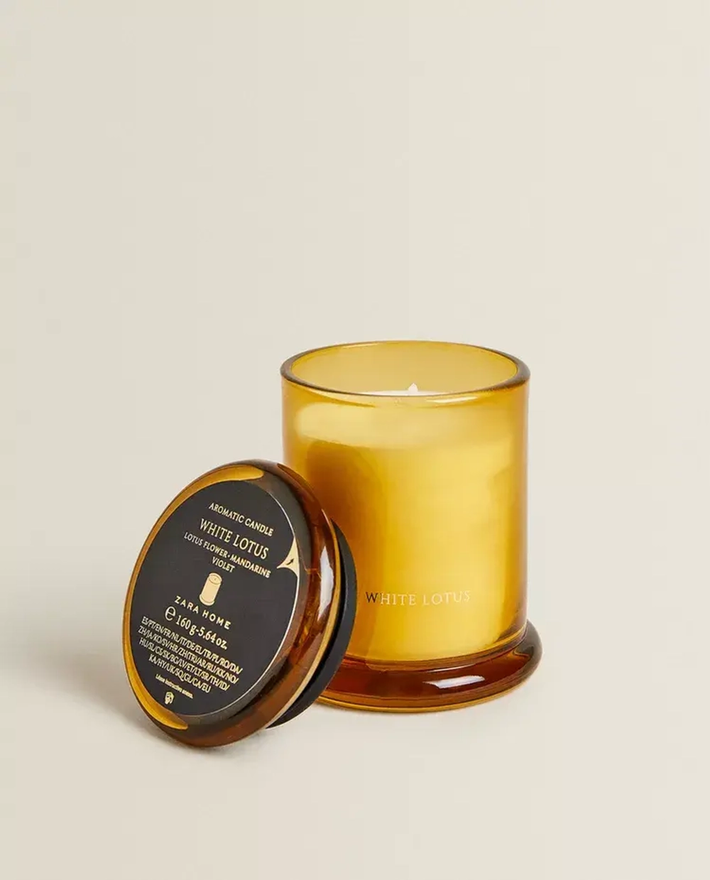 ZARA HOME АРОМАТИЧЕСКАЯ СВЕЧА WHITE LOTUS (150 Г)
