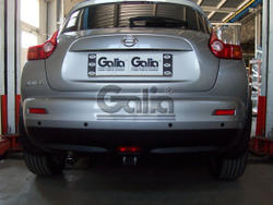 Фаркоп оцинкованный Galia N053A для Nissan Juke 2011- 2WD(паспорт и сертификат в комплекте)(без электрики)