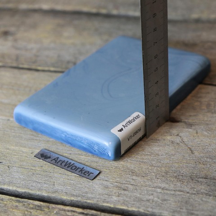 Смальта голубого цвета, 600 гр, в кирпичиках V1-0806