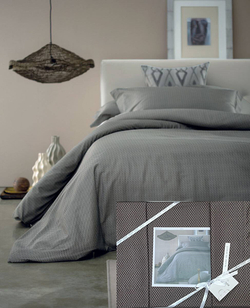 Постельное белье 2 спальное евро Dondi Dorian шоколадного цвета