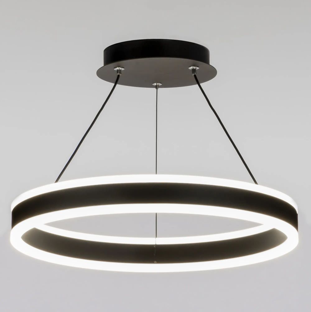 Citilux Дуэт CL719401 LED Люстра подвесная Черная