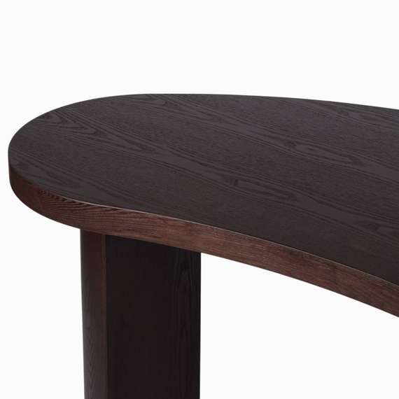 Рабочий стол Osmos 150х70 см, темный шпон ясеня