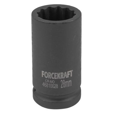 Головка ударная глубокая 3/4'', 28мм (12гр.) FORCEKRAFT FK-46810028