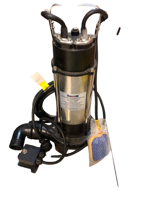 Насос дренажный "Vodotok" модель V1500DF с измельчающим ножами