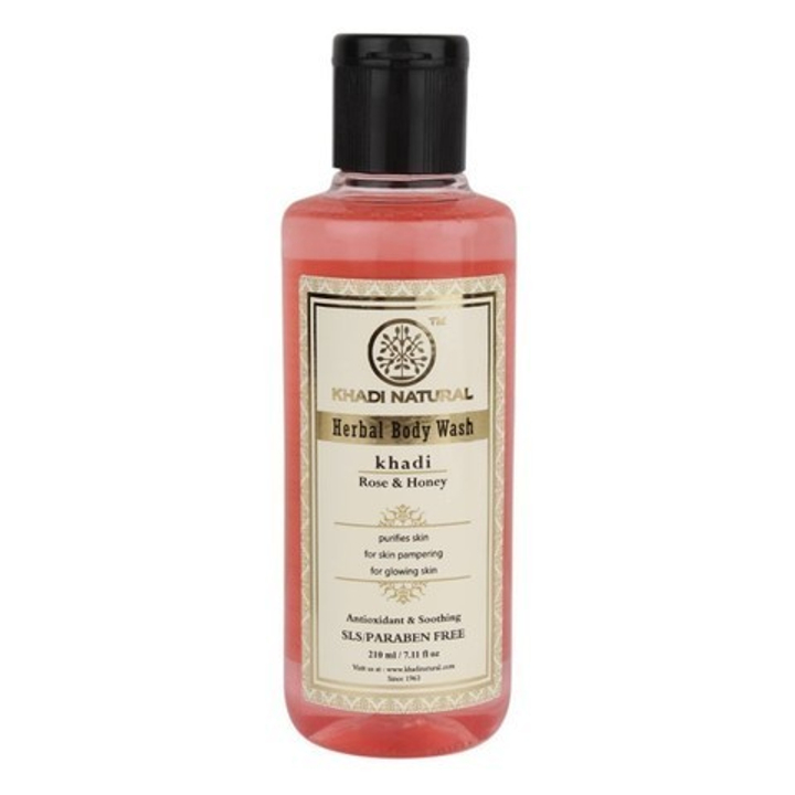 Гель для душа Khadi Natural Роза и Мед Rose and Honey, 210 мл
