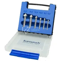 Набор зенковок Karnasch, артикул 20.1655 (HSS-XE Сталь, 100°)
