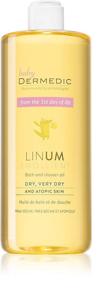 Dermedic масло для душа и ванны для атопической кожи Linum Emolient