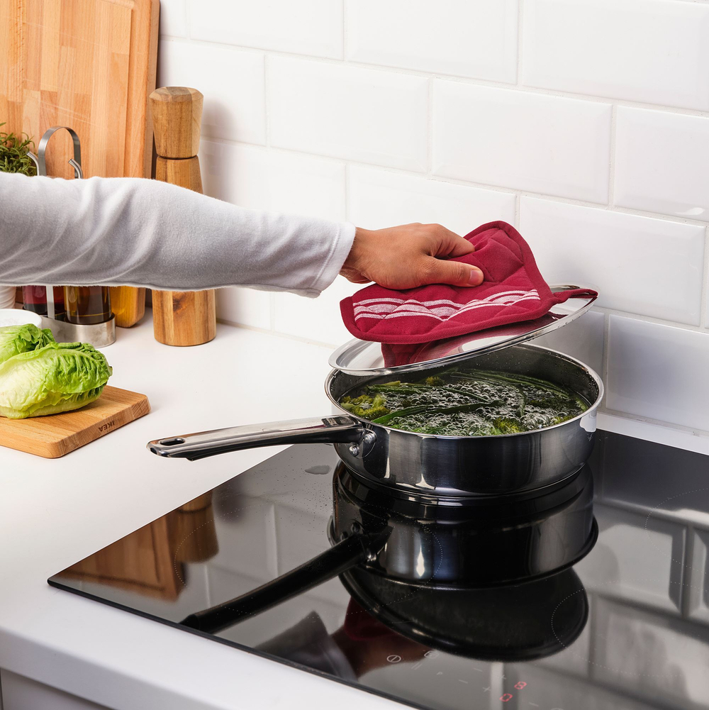 Прихватка IKEA HILDEGUN (ХИЛЬДЕГУН), Красный, 19х19 см