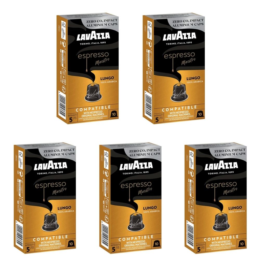Кофе в капсулах Nespresso Lavazza Lungo 10 шт x 5 уп