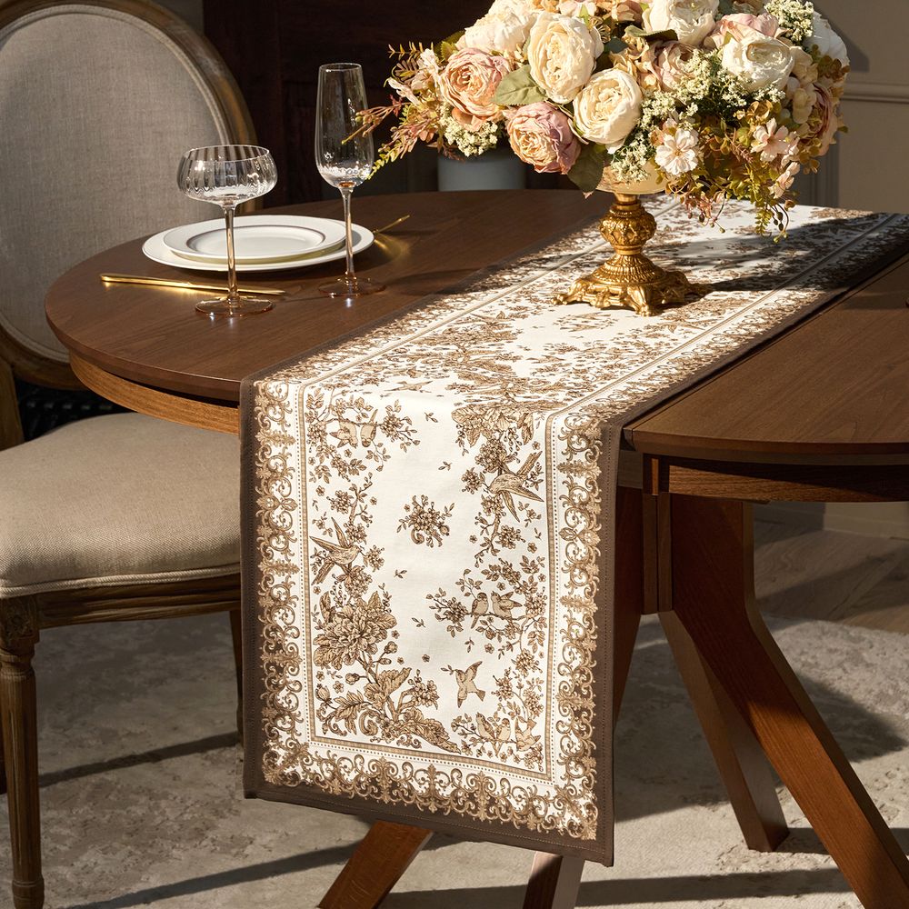 ДОРОЖКА " ROYAL GARDEN" 40Х146СМ ,БЕЛЫЙ ,100% ХЛОПОК ,ТВИЛ С ПРОПИТКОЙ